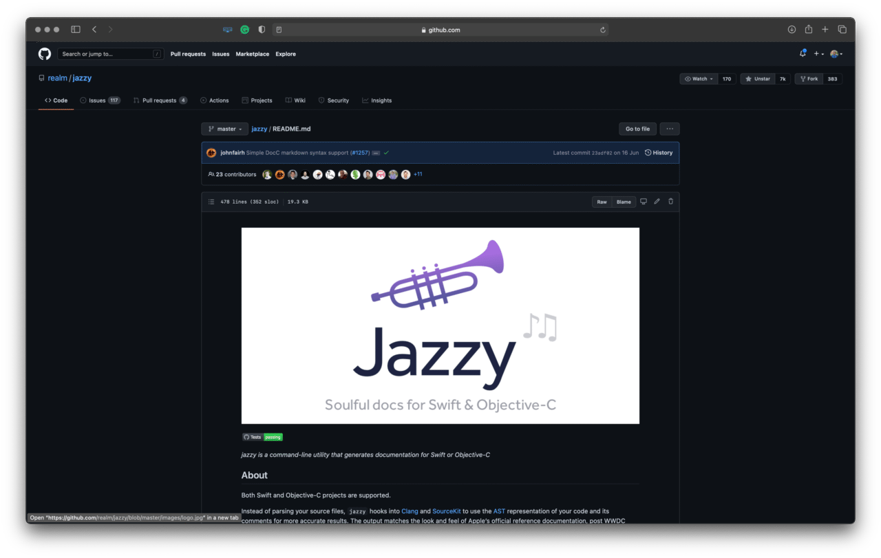 Best tools for Apple platforms developers: Jazzy – for soulful docs