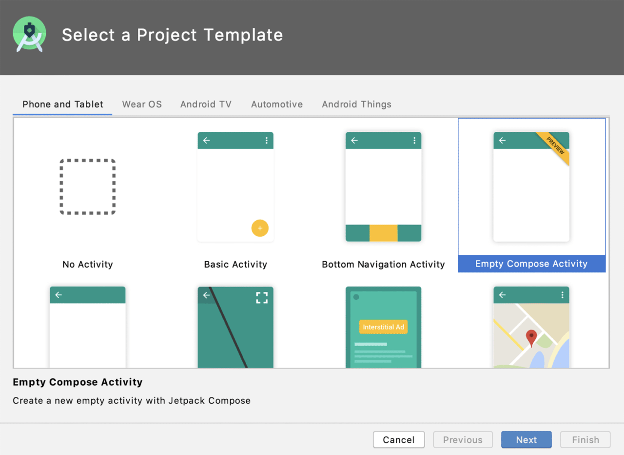 Application project template