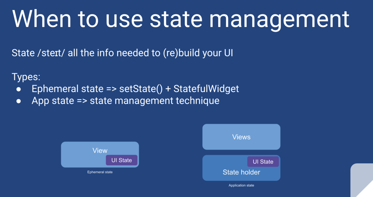 When to use state management