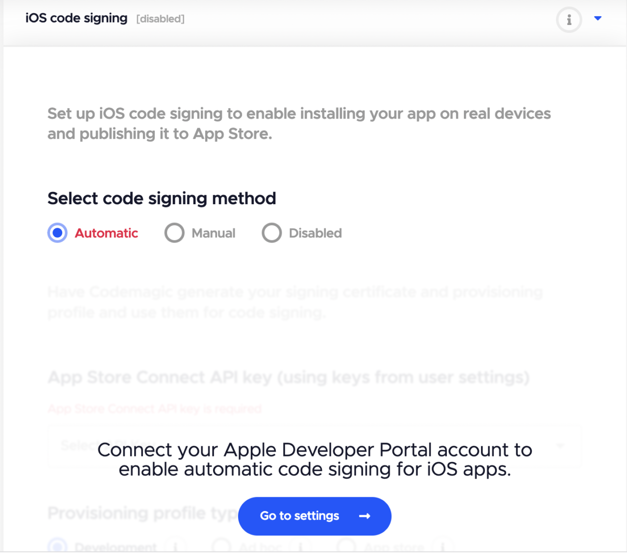 iOS code signing