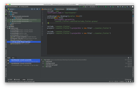 How to add Flutter modules to native Android project and test it on ...