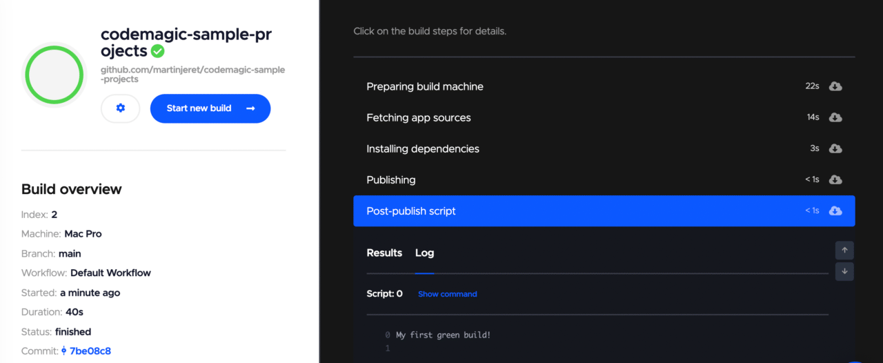 Select project path