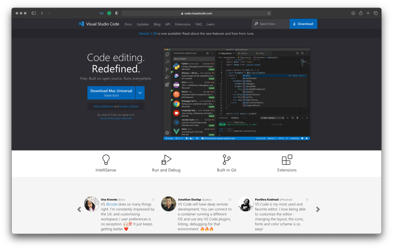 Best tools for Apple platforms developers: VSCode – IDE