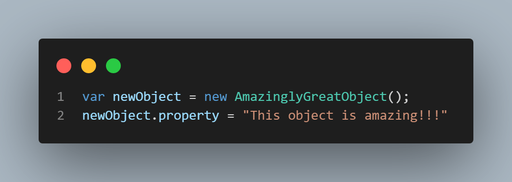 C# object creation