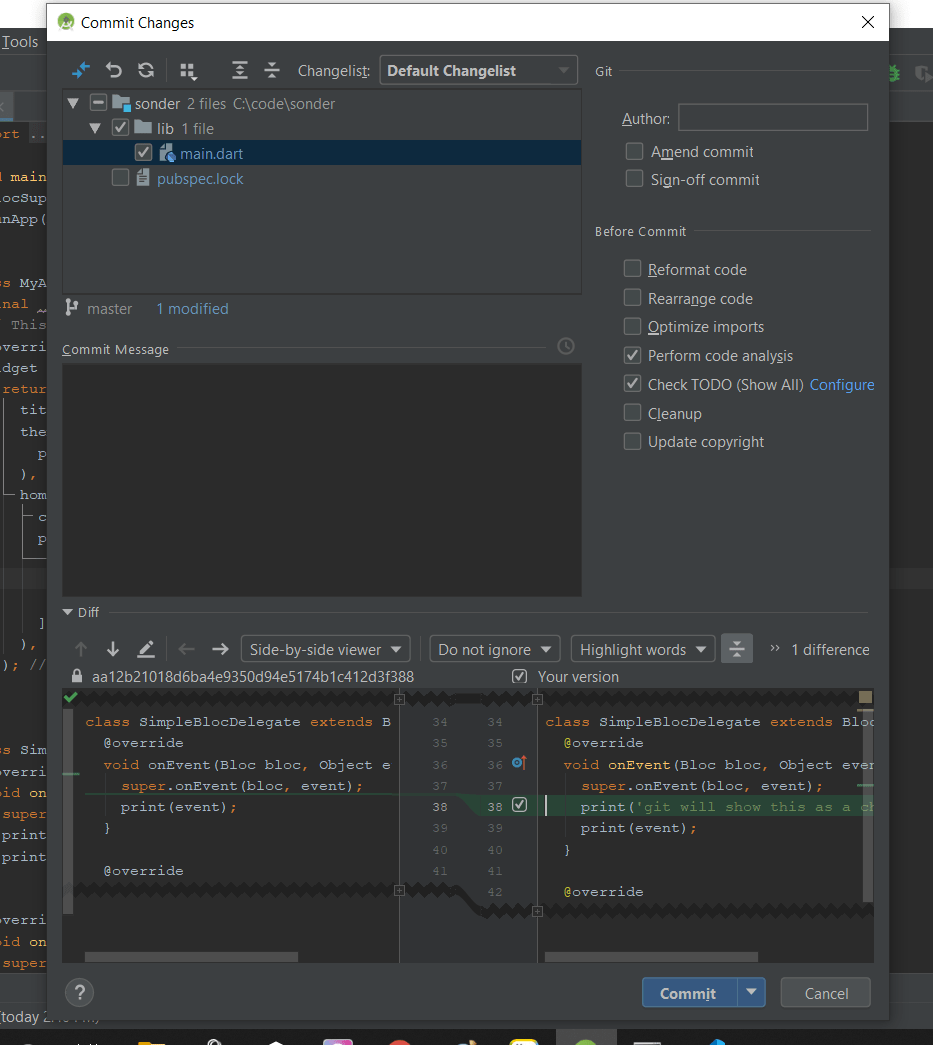 chaging android studio theme to dark