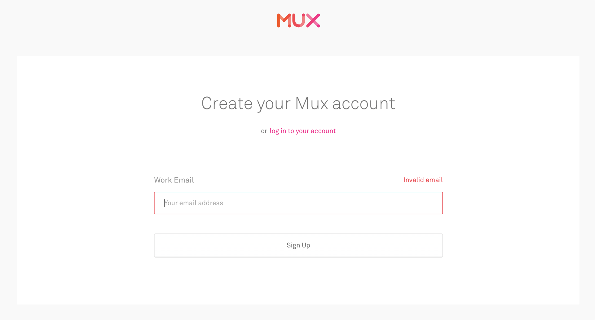 To build a video streaming app with Flutter and Mux you first need to create an account
