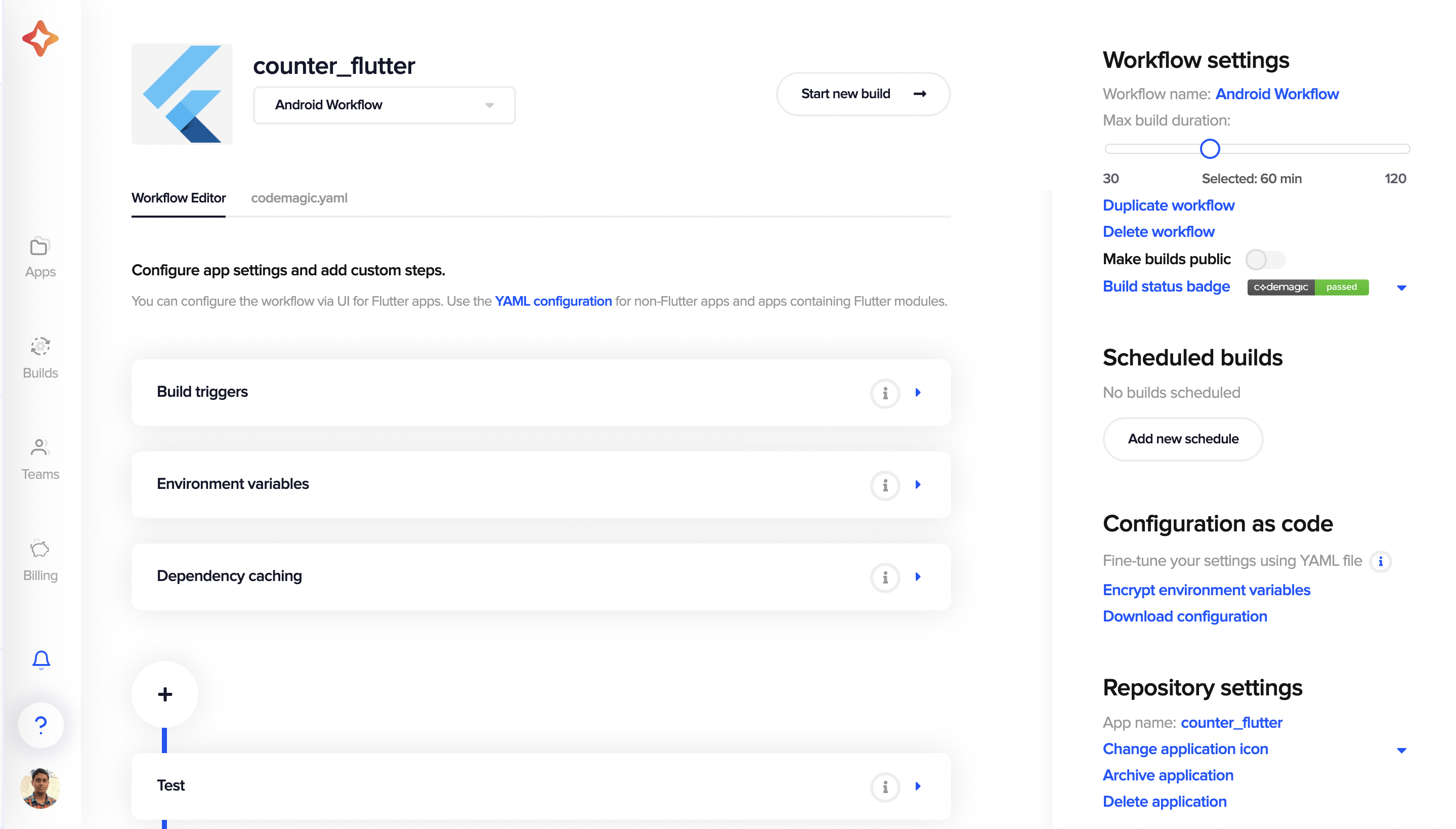 codemagic vs bitrise Codemagic editor