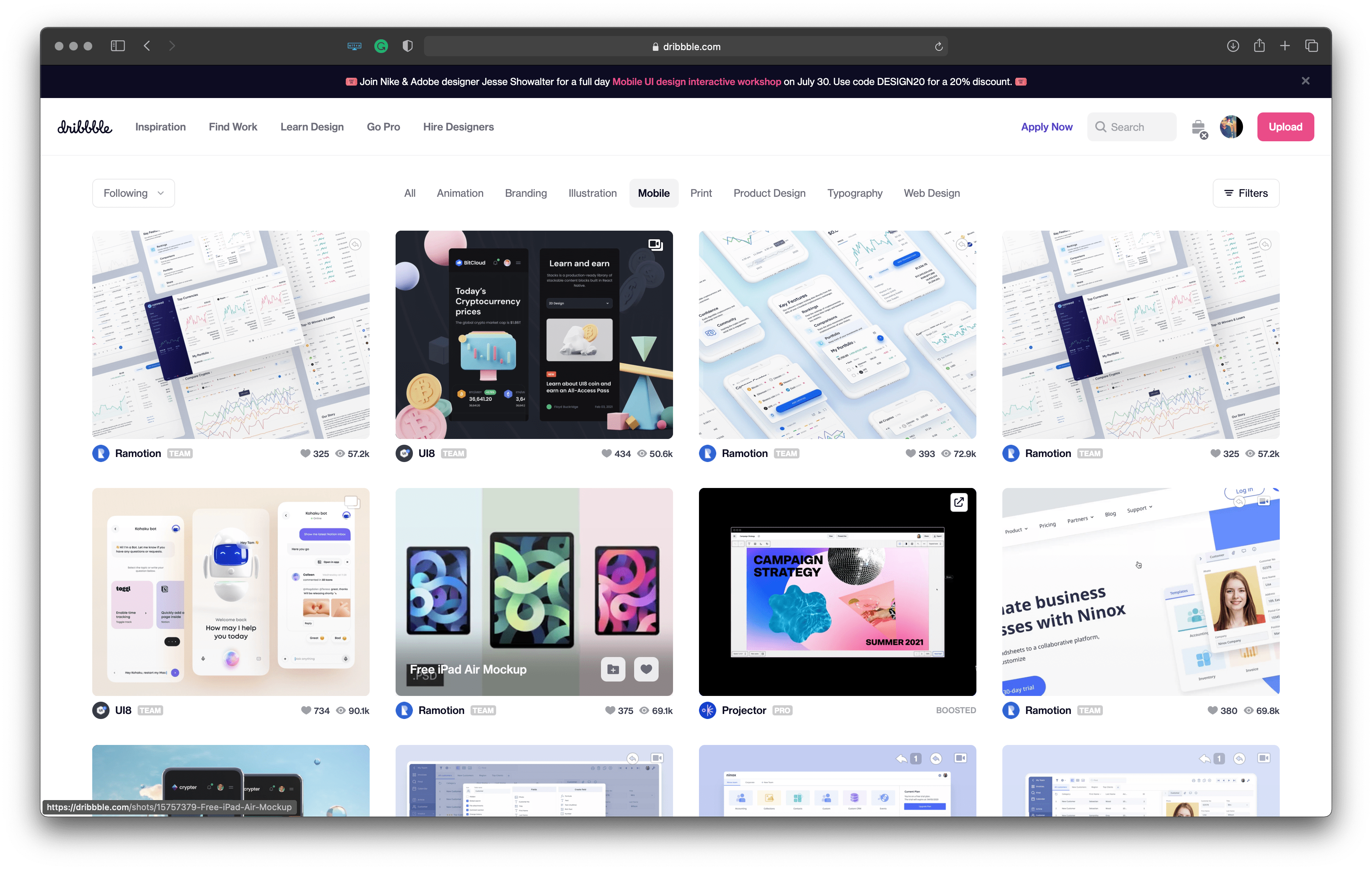 Best tools for iOS developers: dribble