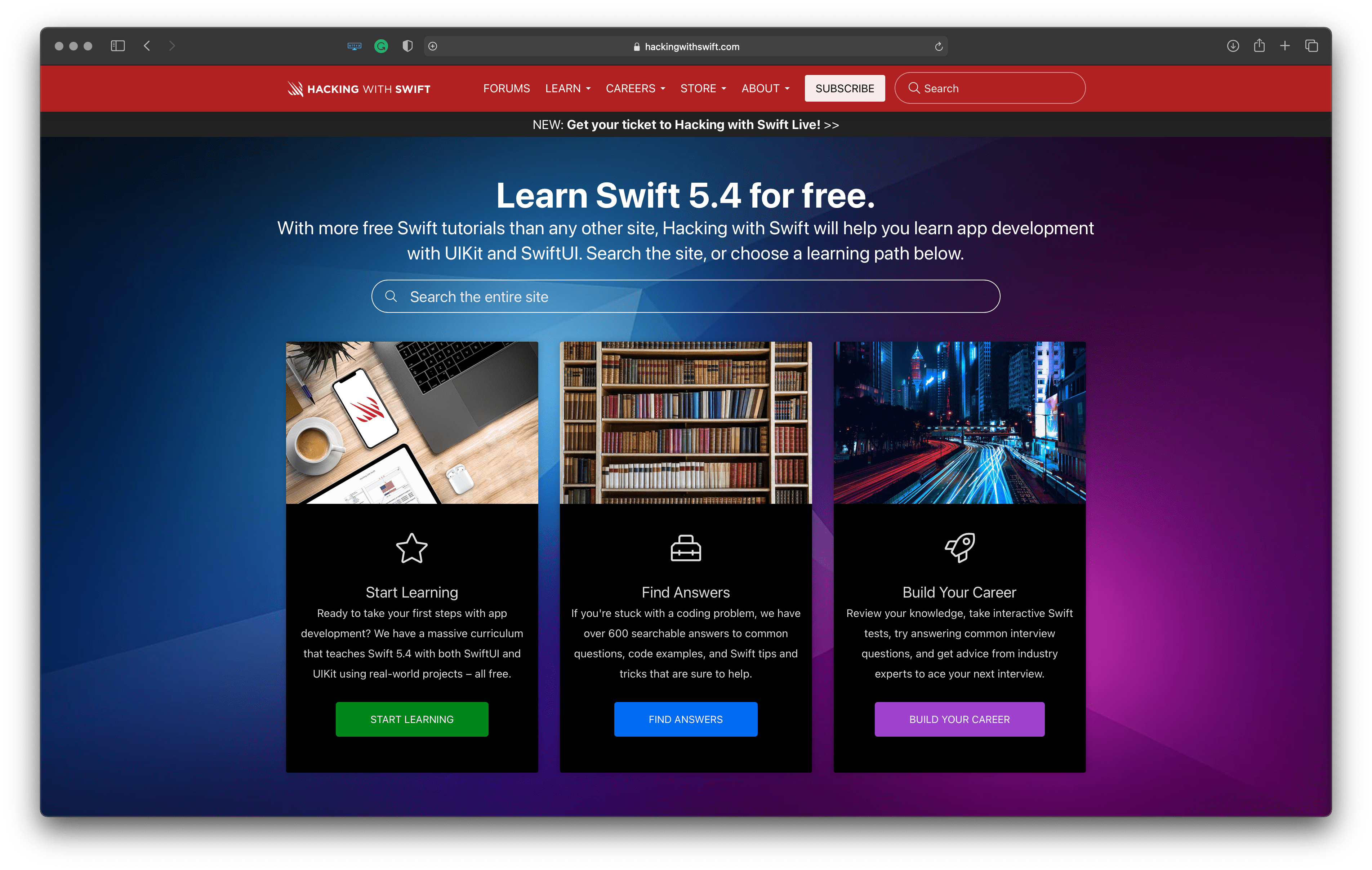 Best tools for Apple platforms developers: Hacking with Swift Best tools for iOS developers: Hacking with Swift – great place for learning Apple platforms development
