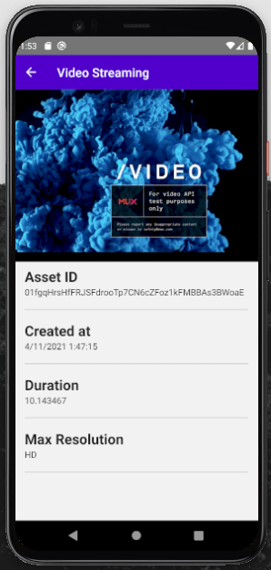 Adding video streaming screen