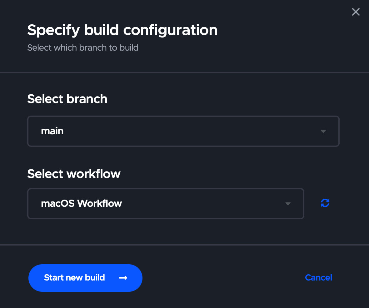 macOS UI testing build configuration