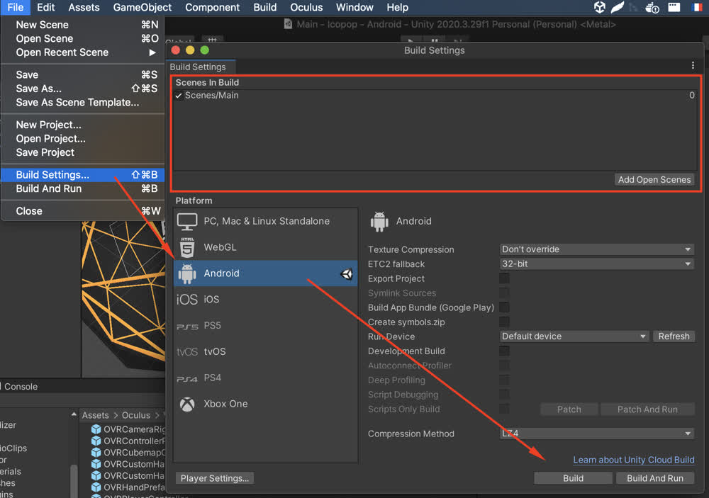 Unity - Manual: Android Build Settings