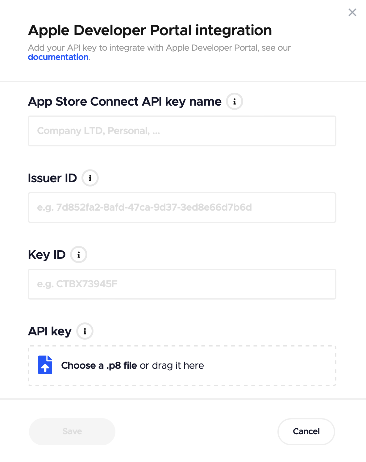 Apple Developer Portal Integration