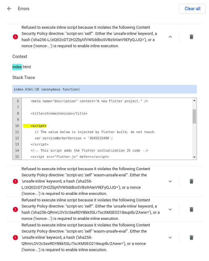 Flutter does not render in firefox extension popup · Issue #47131 ·  flutter/flutter · GitHub