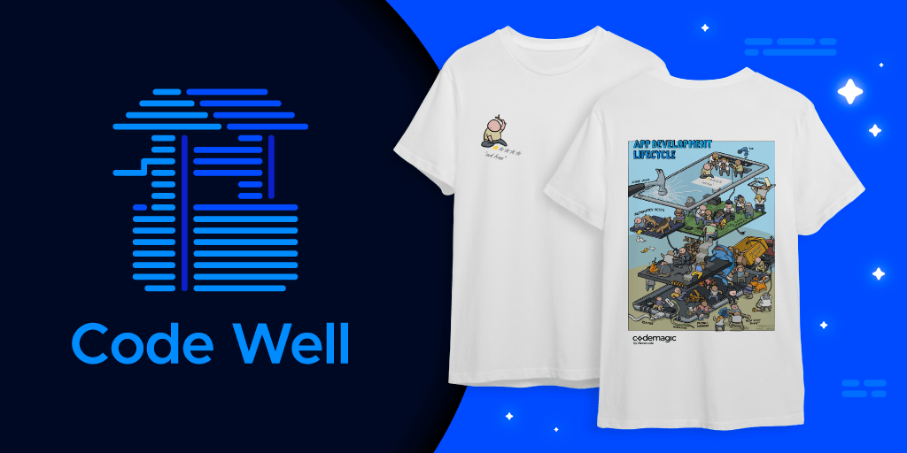 Write for our new Medium publication Code Well and get a limited edition T-shirt!